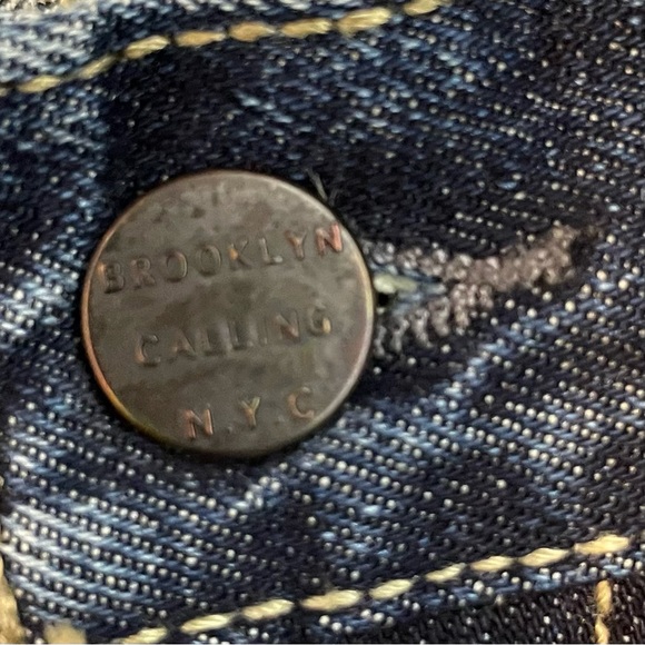 Brooklyn Calling N.Y.C Aeropostale Men’s Cut Off Jean/Denim Shorts Sz 34 - Picture 10 of 10